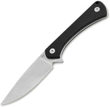 Boker Plus Brasa Black G10 14C28N Sandvik Fixed Blade Knife w/ Sheath P02BP0014