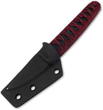 Boker Plus Kissaki Red Wrapped 440C Stainless Fixed Blade Knife w/ Sheath P02BP0026