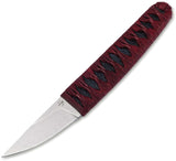 Boker Plus Kissaki Red Wrapped 440C Stainless Fixed Blade Knife w/ Sheath P02BP0026