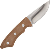 Browning Guide Series Small Brown Micarta 14C28N Fixed Blade Knife 0498B