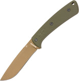 Browning Back Country Medium OD Green G10 D2 Steel Fixed Blade Knife 0542B