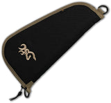 Browning Logo Plainsman Black & Tan Colored Zippered Pistol Case Rug 13" 49811