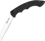 Browning Folding Camp Saw Black 4116 Stainless High Carbon Knife w/ Sheath 922
