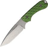 Bradford Knives Guardian 3.2 Toxic Green & Black G10 AEB-L Fixed Blade Knife 32FE010A