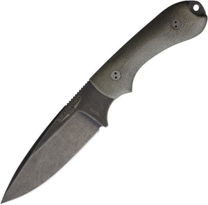 Bradford Knives Guardian 3.2 OD Green Micarta AEB-L Fixed Blade Knife 32FE102NA