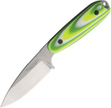 Bradford Knives Guardian 3.5 Limon Green G10 Bohler N690 Fixed Blade Knife 35S126