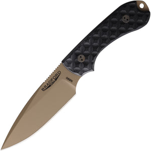 Bradford Knives Guardian 3 Black Micarta Bohler N690 Fixed Blade Knife 3FE001CB