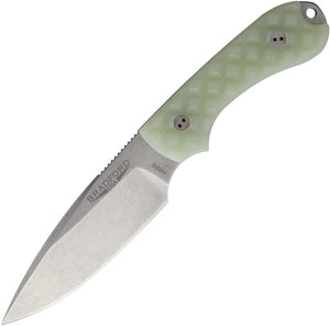 Bradford Knives Guardian 3 Ghost Jade G10 Bohler N690 Fixed Blade Knife 3FE007