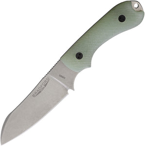 Bradford Knives Guardian 3 Jade G10 Ghost Bohler N690 Fixed Blade Knife 3SF107