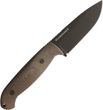 Bradford Knives Guardian 4.5 OD Green Bohler N690 Fixed Blade Knife 45S102OD