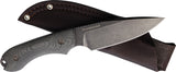 Bradford Knives Guardian 4 Black Micarta Bohler N690 Fixed Blade Knife 4FE101N