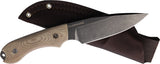 Bradford Knives Guardian 4 Natural Micarta Bohler N690 Fixed Blade Knife 4FE104N