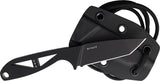 Bradford Knives G-Tanto Black DLC Nitro-V Fixed Blade Neck Knife w/ Sheath GTDLC