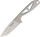 Bradford Knives G-Tanto Stonewashed Nitro-V Fixed Blade Neck Knife w/ Sheath GTSW