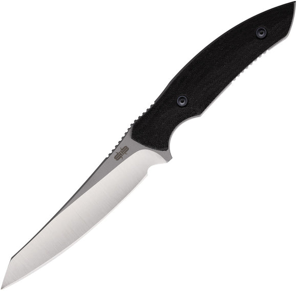 Brous Blades Mac Daddy Black G10 D2 Steel Fixed Blade Knife 267