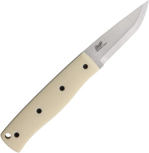 BRISA PK70FX Ivory Tan Micarta 12C27 Stainless Steel Fixed Blade Knife 462