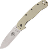 ESEE AVISPA Wasp Desert Tan D2 Folding Blade Framelock GFN Handle Knife 1302DT