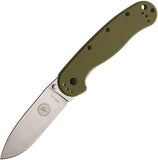 ESEE AVISPA Wasp OD Green D2 Framelock Folding Blade GRN Handle Knife 1302OD