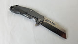 Bastion Braza Mini Bro Cleaver Folding D2 Pocket Knife 228c