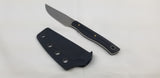 Bestech Knives Heidi Carbon Fiber D2 Steel Fixed Blade Knife w/ Sheath F01C