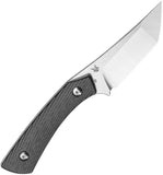 Bestech Knives Step Black G10 D2 Steel Fixed Blade Knife w/ Belt Sheath FK06A