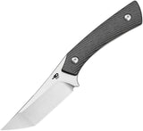 Bestech Knives Step Black G10 D2 Steel Fixed Blade Knife w/ Belt Sheath FK06A