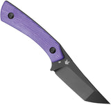 Bestech Knives Step Purple G10 D2 Steel Fixed Blade Knife w/ Belt Sheath FK06C
