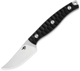 Bestech Knives Heidi Blacksmith 3 Black G10 14C28N Trailing Pt Fixed Blade Knife FK08A