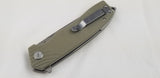 Bestech Lion G10 Linerlock Beige D2 Tool Steel Folding Drop Pt Blade Knife G01C