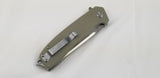 Bestech Lion G10 Linerlock Beige D2 Tool Steel Folding Drop Pt Blade Knife G01C