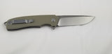 Bestech Lion G10 Linerlock Beige D2 Tool Steel Folding Drop Pt Blade Knife G01C