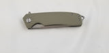 Bestech Lion G10 Linerlock Beige D2 Tool Steel Folding Drop Pt Blade Knife G01C