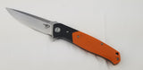 Bestech Knives Swordfish Linerlock Orange G10 Handle Folding Blade Knife G03C