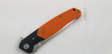 Bestech Knives Swordfish Linerlock Orange G10 Handle Folding Blade Knife G03C