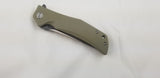 Bestech Knives Scimitar Tan G10 Beige Linerlock Folding Clip Blade Knife G05C2