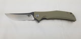 Bestech Knives Scimitar Tan G10 Beige Linerlock Folding Clip Blade Knife G05C2