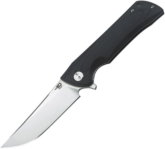 Bestech Knives Paladin Linerlock Black G10 Handle Stainless Folding Knife G13A1