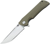 Bestech Knives Paladin Linerlock Beige G10 Handle Stainless Folding Knife G13B1