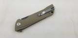 Bestech Knives Paladin Linerlock Beige Ceramic Ball Bearing Folding Knife G13B2