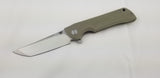 Bestech Knives Paladin Linerlock Beige G10 Folding D2 Steel Tanto Knife G16B1