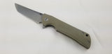 Bestech Knives Paladin Linerlock Beige G10 Folding D2 Steel Tanto Knife G16B1