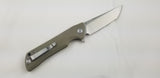 Bestech Knives Paladin Linerlock Beige G10 Folding D2 Steel Tanto Knife G16B1