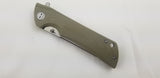 Bestech Knives Paladin Linerlock Beige G10 Folding D2 Steel Tanto Knife G16B1