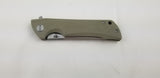 Bestech Knives Paladin Linerlock Beige G10 Folding D2 Steel Tanto Knife G16B1