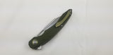 Bestech Knives Fanga Green G10 Folding D2 Steel Pocket Knife G18B