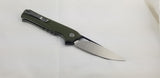 Bestech Knives Muskie Green G10 Folding D2 Steel Pocket Knife G20B2