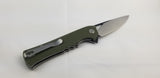 Bestech Knives Muskie Green G10 Folding D2 Steel Pocket Knife G20B2