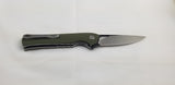 Bestech Knives Muskie Green G10 Folding D2 Steel Pocket Knife G20B2