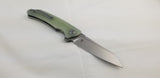 Bestech Knives Texel Linerlock Jade G10 Folding D2 Steel Pocket Knife G21B1