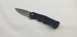 Bestech Knives Bobcat Linerlock Black/Blue G10 Folding D2 Steel Knife G22D1